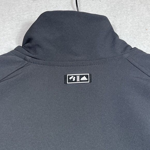 Adidas Track Jacket Mens Size XL Black Soft shell Formotion Nano-Tex Technology - Picture 12 of 16
